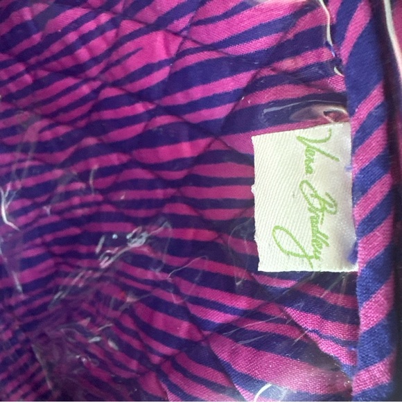 Vera Bradley - Colorful Impressionista Small Zip Cosmetic In EUC About 8x6 In - Picture 6 of 6